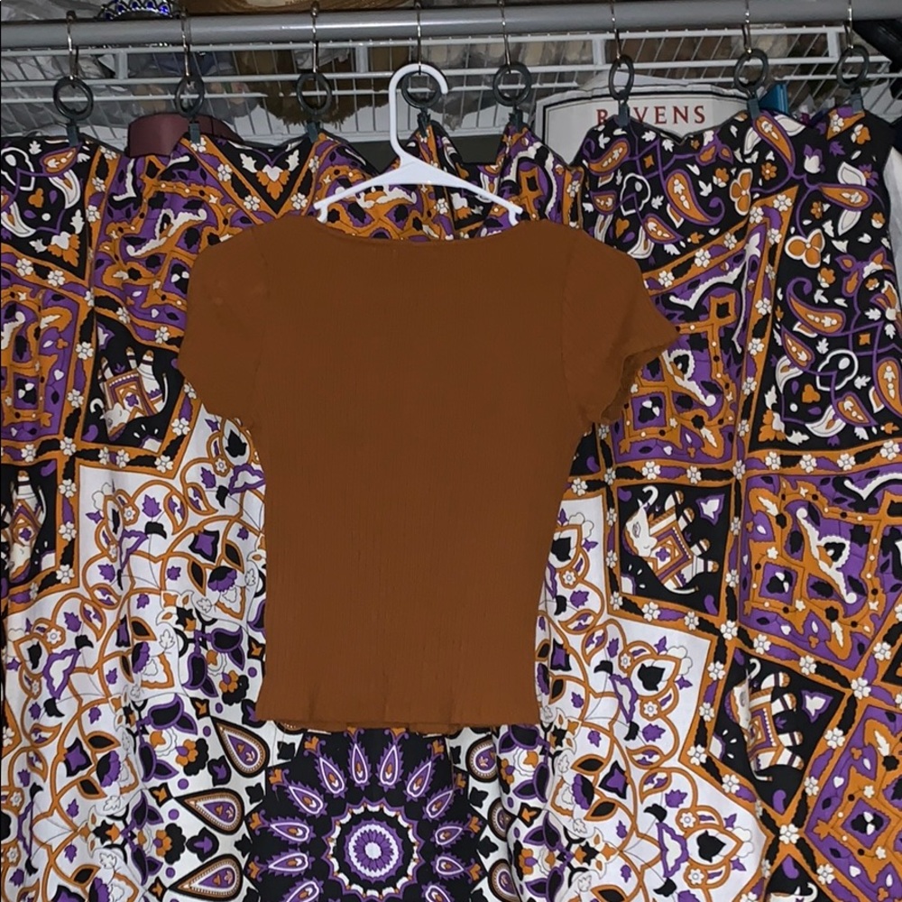 Faux button down top - Picture 2 of 2